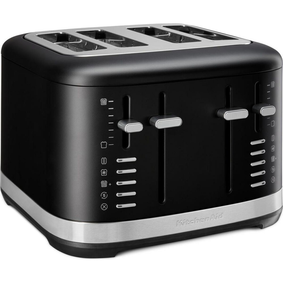 KitchenAid Toaster 4 Scheiben Schwarz, Edelstahl 1630 W