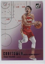 2022-23 Panini Donruss Craftsmen Purple Press Proof Trae Young #7 6o3