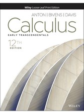 Calculus Early Transcendentals 12th Ed. Looseleaf of 9781119778189