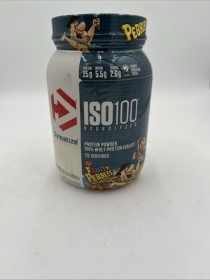 Dymatize ISO100 Hydrolyzed Fruity Pebbles Whey Protein Powder - 21.5oz