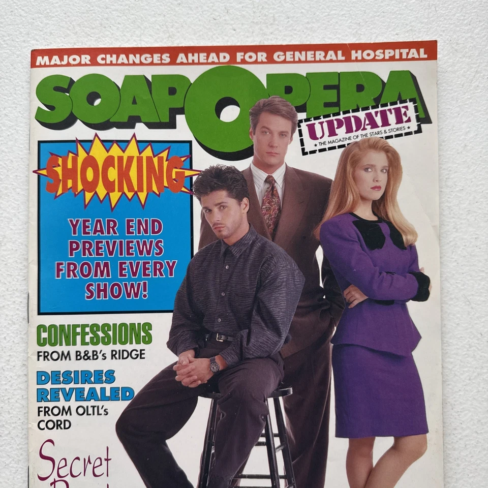 Daytime TV Soap Opera Update December 3, 1990 Volume 3 No. 24 Vintage - Image 2 of 4