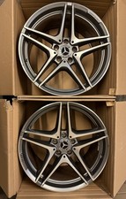 2x Mercedes AMG C63 W205 S205 A205 C205 Alloy Wheel 19inch 9.5x19 ET56 A2054012000
