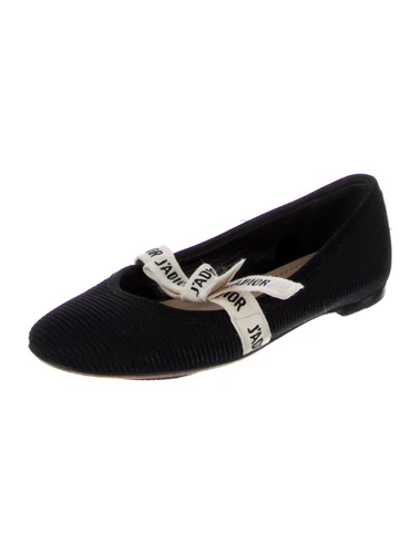 Ballerines noires femme CHRISTIAN DIOR taille 36,5