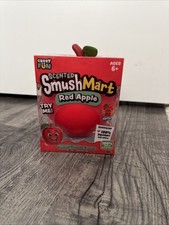 Crazy Fun SmushMart Scented Red Apple Squishy Squeeze Toy, Ages 6