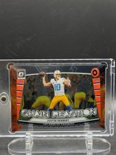 Justin Herbert Chain Reaction #6 2025 Panini Optic Donruss Optic Los Angeles