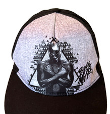 BLACK PANTHER Snapback Hat Marvel Comics Cap Geometric Bill Underside Super Hero
