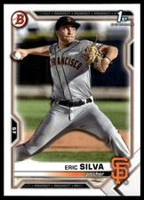 2021 Bowman Draft #BD-162 Eric Silva