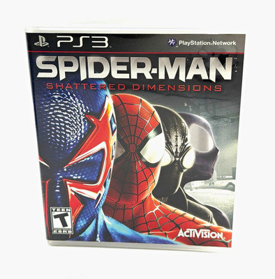 Spider-Man Shattered Dimensions PS3 2010 CIB Complete Manual Tested Marvel