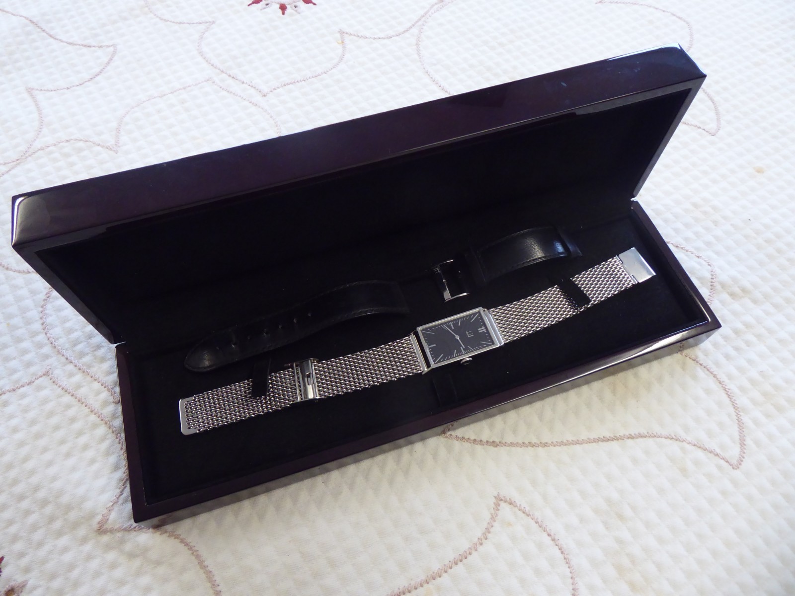 Dunhill Wafer Rectangular  Quartz Watch, Original… - image 20