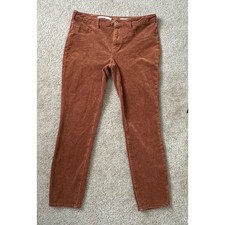 Anthropologie Pilcro and the Letterpress Corduroy High Rise Skinny Pants Size 32