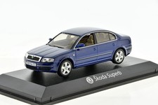 SKODA Superb I Blue metallic 2004 1/43 NOREV 840612
