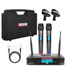 NOVIK NEO UNK 660 - DUAL HANDHELD MICROPHONE WIRELESS SYSTEM