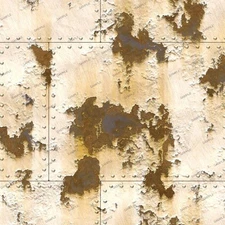 Rusty Riveted Metal 23 - 18"x46" Hydrographic Film Hydro Dipping