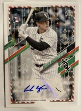 2021 Topps Holiday Gold Foil Snowflake Andrew Vaughn 1/1 Auto RC rookie