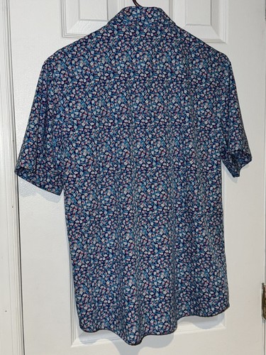 IZOD Flower Shirt Sleeves Shirt 18-20 XL - Picture 11 of 11