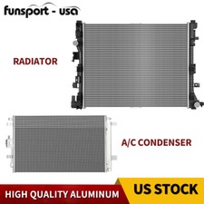 Radiator + AC Condenser for 2018-2022 Chevy Equinox GMC Terrain 1.5L 2.0L