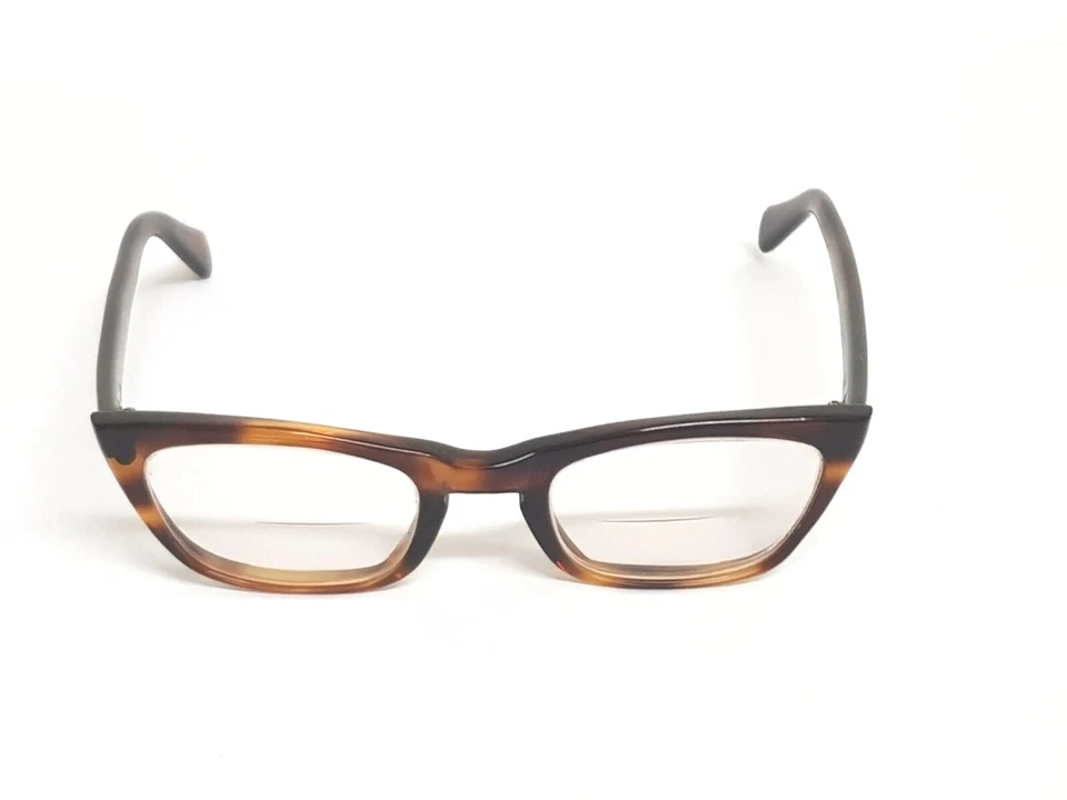 Vtg 60s Amber Womens Cat Eye frames UOC eyeglasses Tortoise frame glasses Small - Image 4 of 4