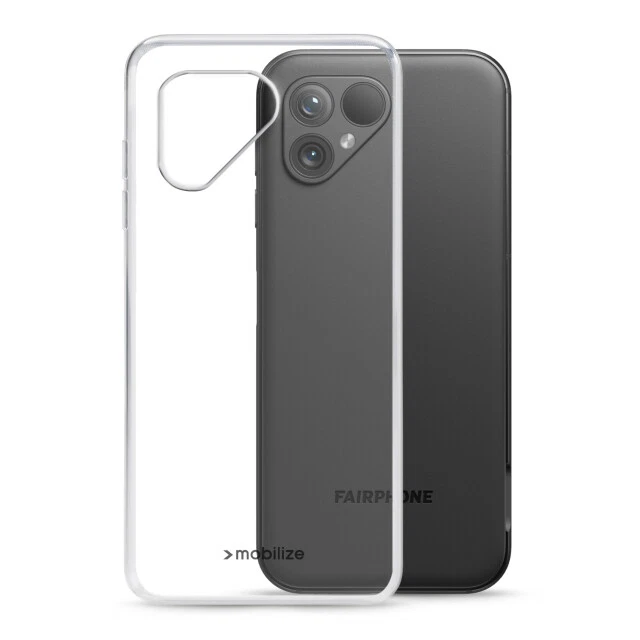 MUNGOO TPU Hülle Fairphone 5 Transparent Tasche Clear Case Schutz Cover