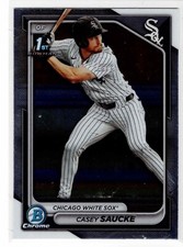 Casey Saucke Chicago White Sox 2024 Bowman Draft Chrome 1st Bowman *