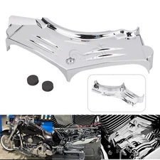 Chrome Cylinder Barrel Base Engine Block Cover Trim For Harley Dyna Softail FLHR