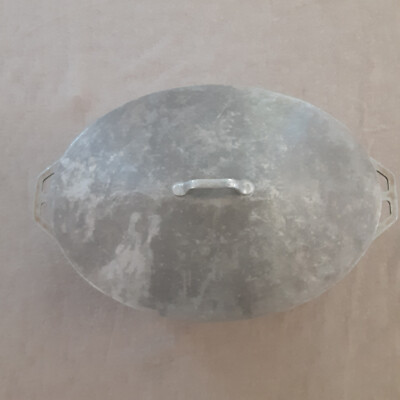 Vintage VIKING Cookware Oval Aluminum Roaster Lid Dutch Oven