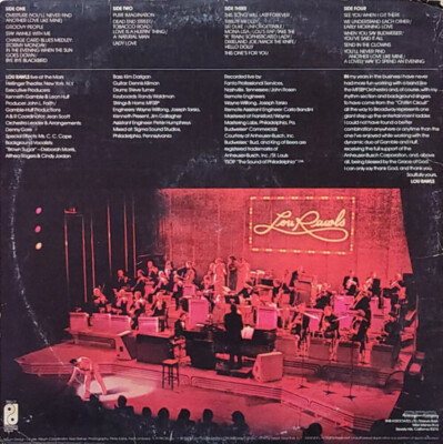 Lou Rawls - Live - Philadelphia International Records - PZ2 35517