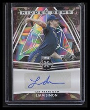 LIAM SIMON Elite Extra Edition Hidden Gems Black Auto: San Francisco Giants