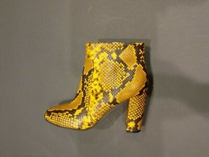 yellow python boots