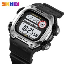 SKMEI Men Watch Countdown Sport Watches Digital Wristwatch Alarm Stopwatch Boys