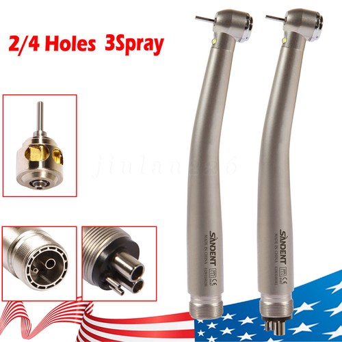 E-generator Dental LED Fiber Optic High Speed Handpiece 2/4hole Drill hand piece - Picture 19 of 46