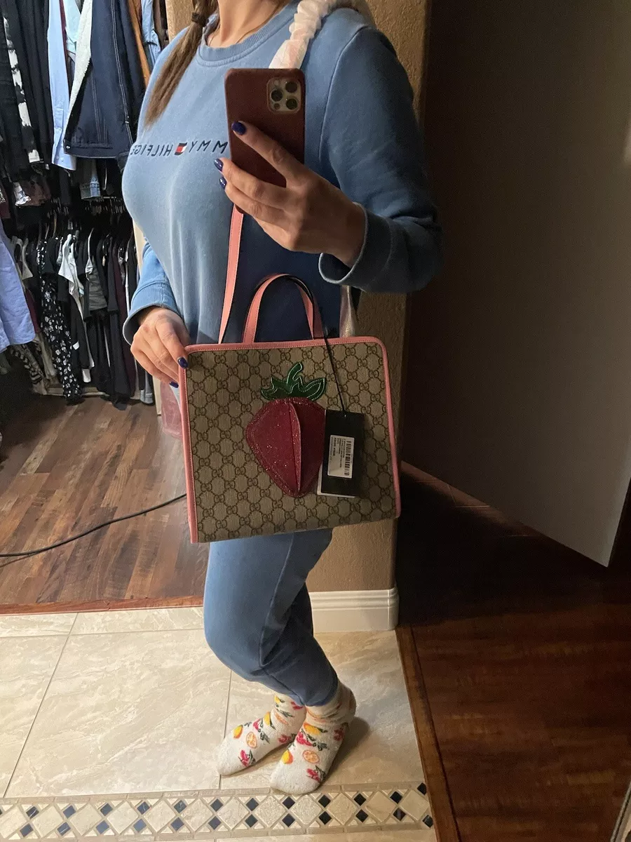 gucci cotton tote bag