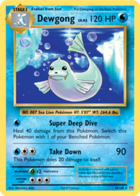 1x Dewgong 29/108 RARE XY Evolutions Pokemon TCG Card NM | eBay