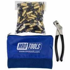 100 3/16 Heavy Duty Cleco Fasteners  Cleco Pliers w/ Carry Bag KHD1S100-3/16 