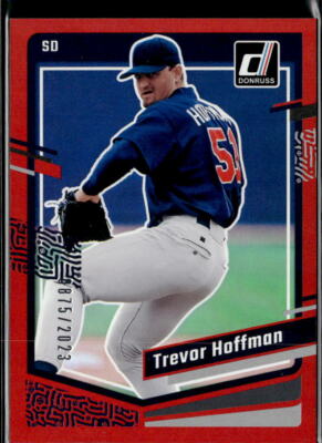 2023 Donruss #240 Trevor Hoffman Holo Red #/2023 San Diego Padres