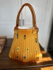 Vintage Murano Glass Purse Art