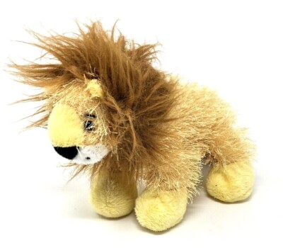 Plüschtier Löwe von GANZ mit bestickter Pfote - ca. 21 cm lang (W46)