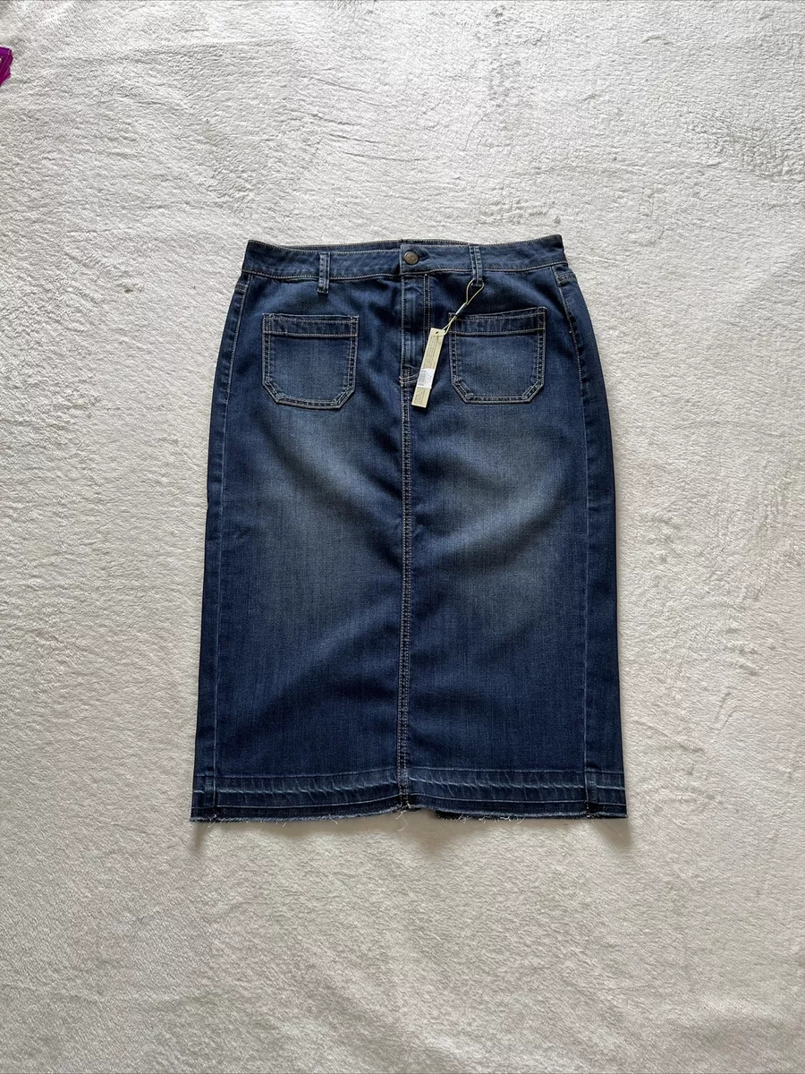 Denim pencil top skirt ebay