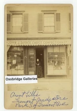 Bronx General Store 1870 Candy Shop New York City Antique Photo Vintage J7115