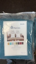 MarCielo 2 Pack Euro Sham Covers Throw pillow covers,26''*26'' Dark Teal