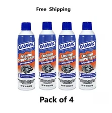 Gunk EB1 Engine Brite Original Heavy Duty Engine Degreaser Can 15oz, 4 Pack