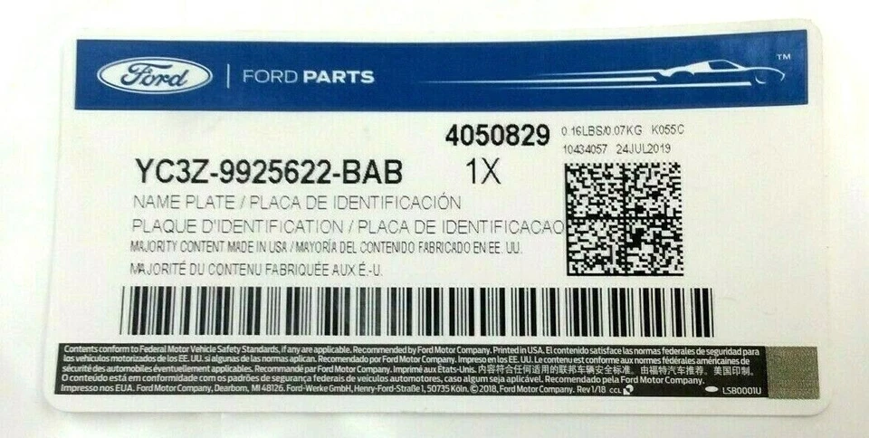 2000-2004 Ford F-250 F-350 Super Duty 4x4 silver black bedside Transfer Decal - Image 3 of 3