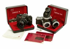 Pair Collectible Leica 35mm Cameras from the Estate of Russ Meyer with extras