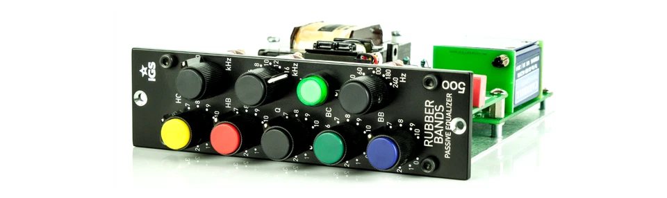 IGS Audio Rubber Bands Passive EQ Module w/Carnhills, for API tm 500 Series, NEW - Image 2 of 3