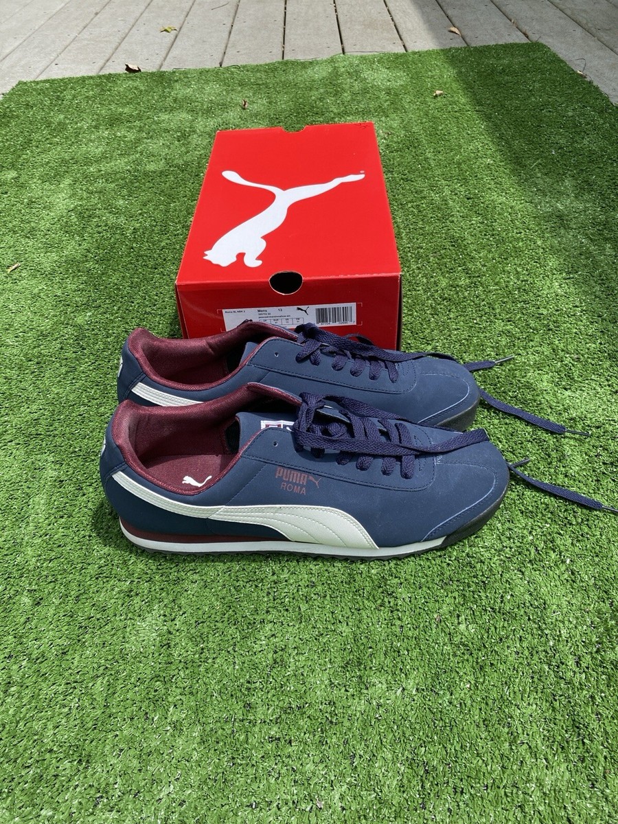 Puma Sneaker Puma Roma Nbk Puma Roma SL NBK Red And Navy Size 13 Rare