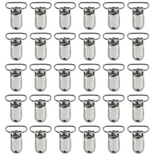 50pcs 1" Pacifier Suspender Clips, Marrywindix Pacifier Clips for Making Paci...