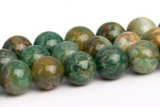 Natural Green African Jade Beads Grade AA Round Gemstone Loose Beads 6/7-8MM