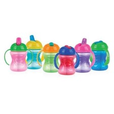 Nuby drinking cup 2-1 Free Flow 240ml tube detachable 9