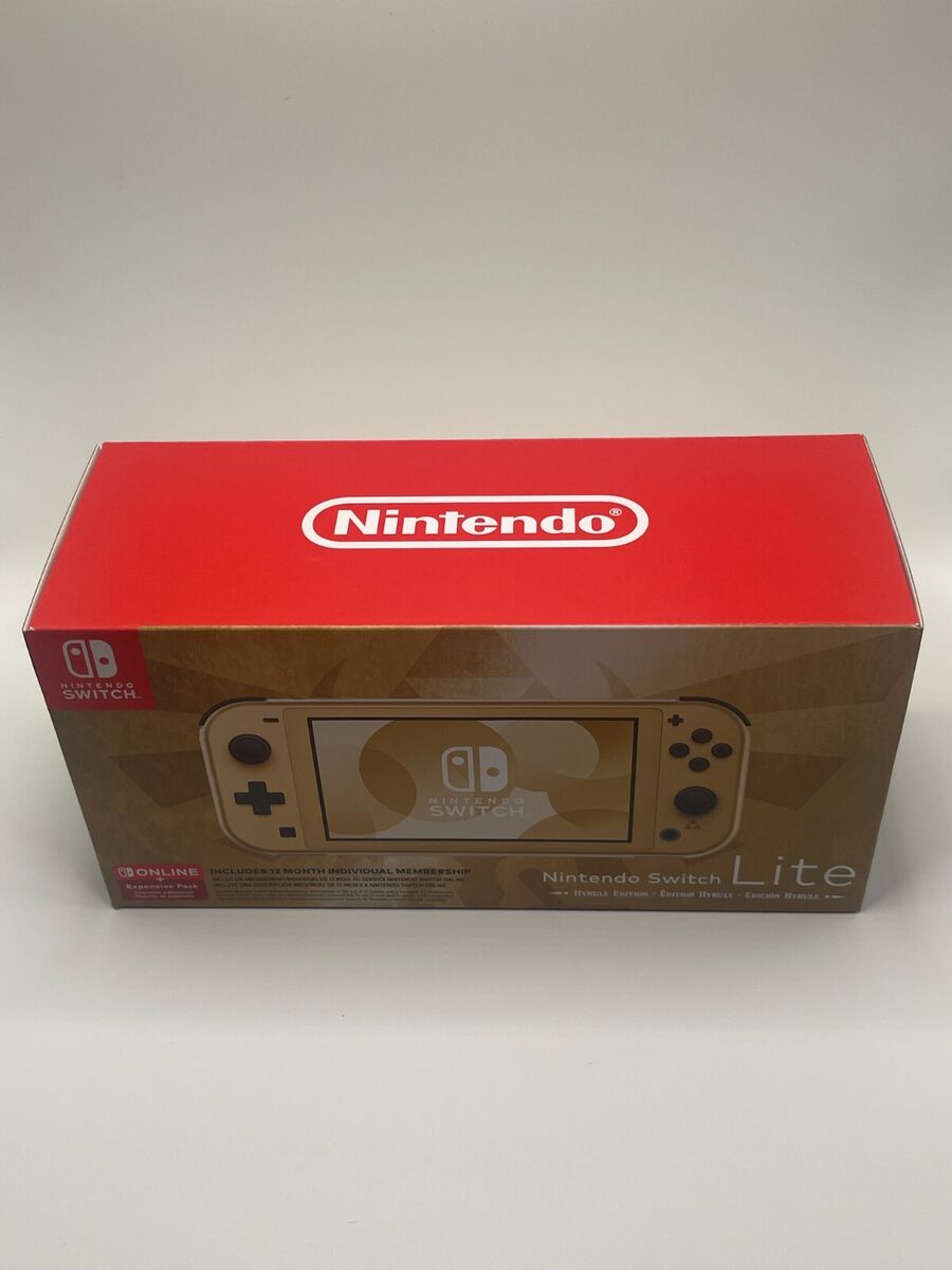 Nintendo Switch Lite: Hyrule Edition with Bonus Online and Nintendo Switch Lite: Hyrule Edition with Bonus Online and