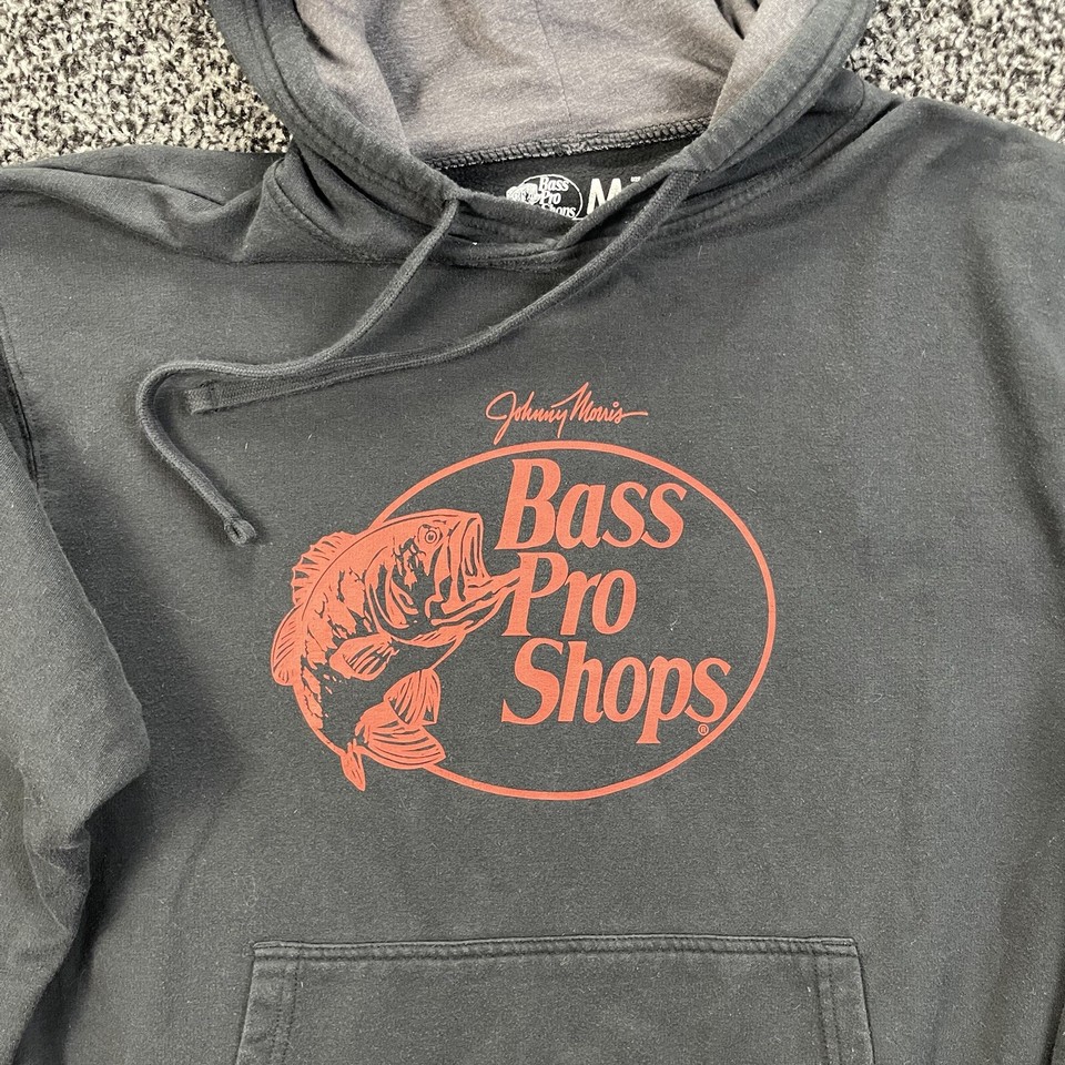 Bass Pro Shops Hoodie Sweatshirt Men’s Medium Fishing Outdoor Gear Johnny Morris eBay