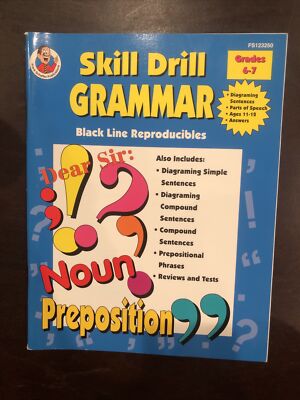 Skill Drill Grammar by Carson-Dellosa Publishing Staff (2001, Trade Paperback)